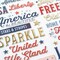 American Crafts Flags And Frills Thickers Stickers 109/Pkg-Gold Foil Phrase